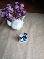 Delft blauw beeldje-Hollands stel -vintage, Enlèvement ou Envoi