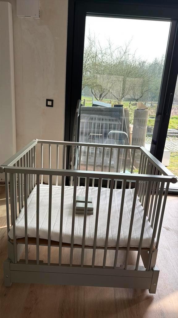 Pericles babypark 90x70cm met matras, Kinderen en Baby's, Babyparken, Gebruikt, Rechthoekig, In hoogte verstelbaar, Wieltjes, Ophalen