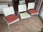 3 chaises et 1 fauteuil, Maison & Meubles, Métal, Contemporain, Enlèvement, Utilisé