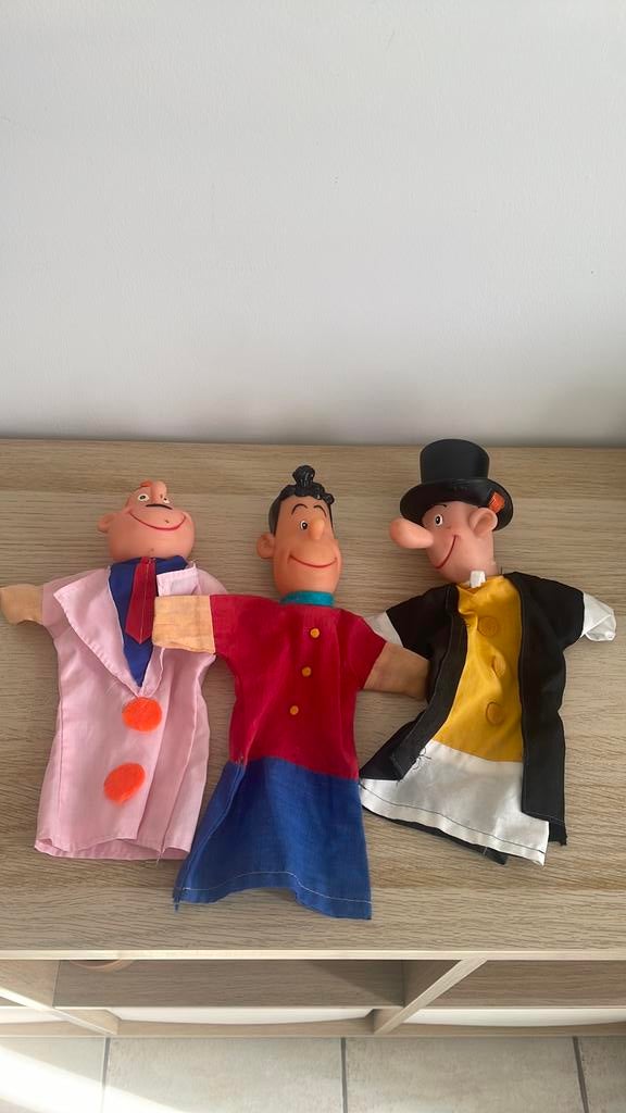 Samson en gert handpoppen set, Verzamelen, Disney, Gebruikt, Ophalen of Verzenden