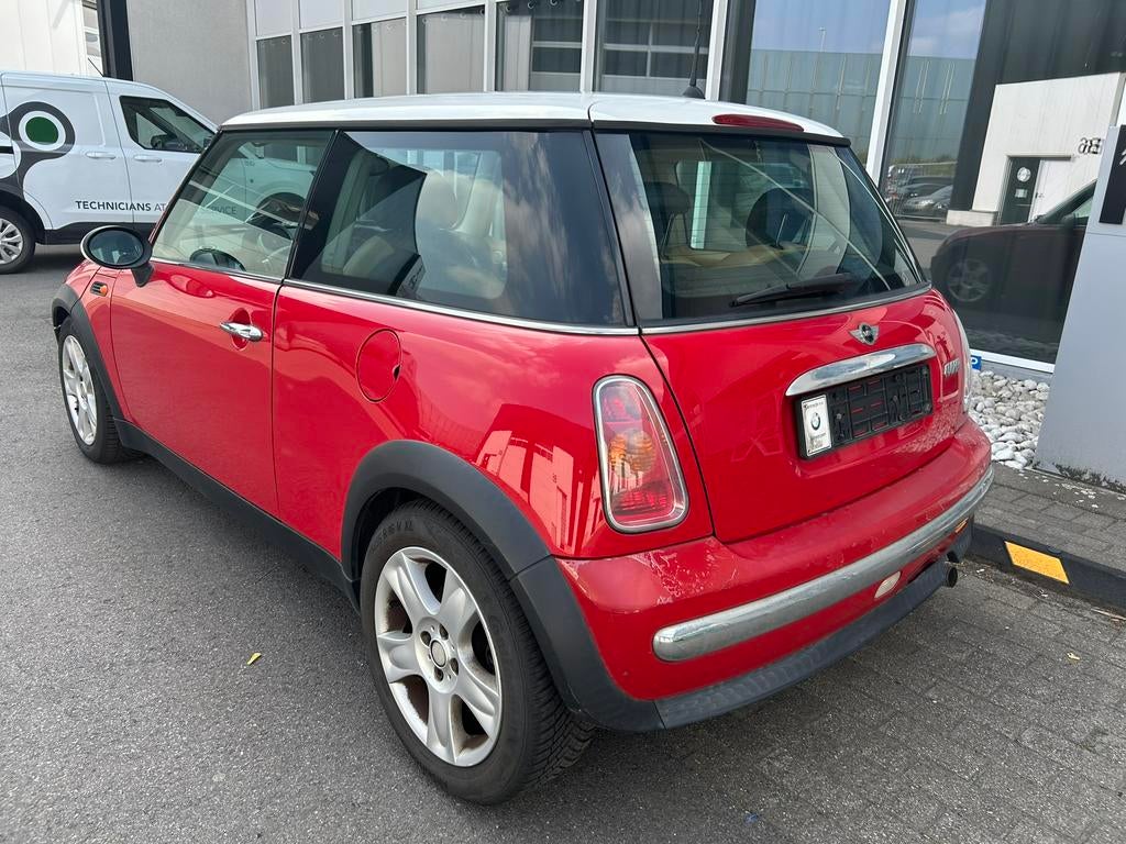 Mini Cooper 1.6i, Auto's, Mini, Beige, Leder, Bedrijf, Lederen bekleding