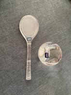 Christallen tennisraket en tennibal, Sport en Fitness, Ophalen, Zo goed als nieuw