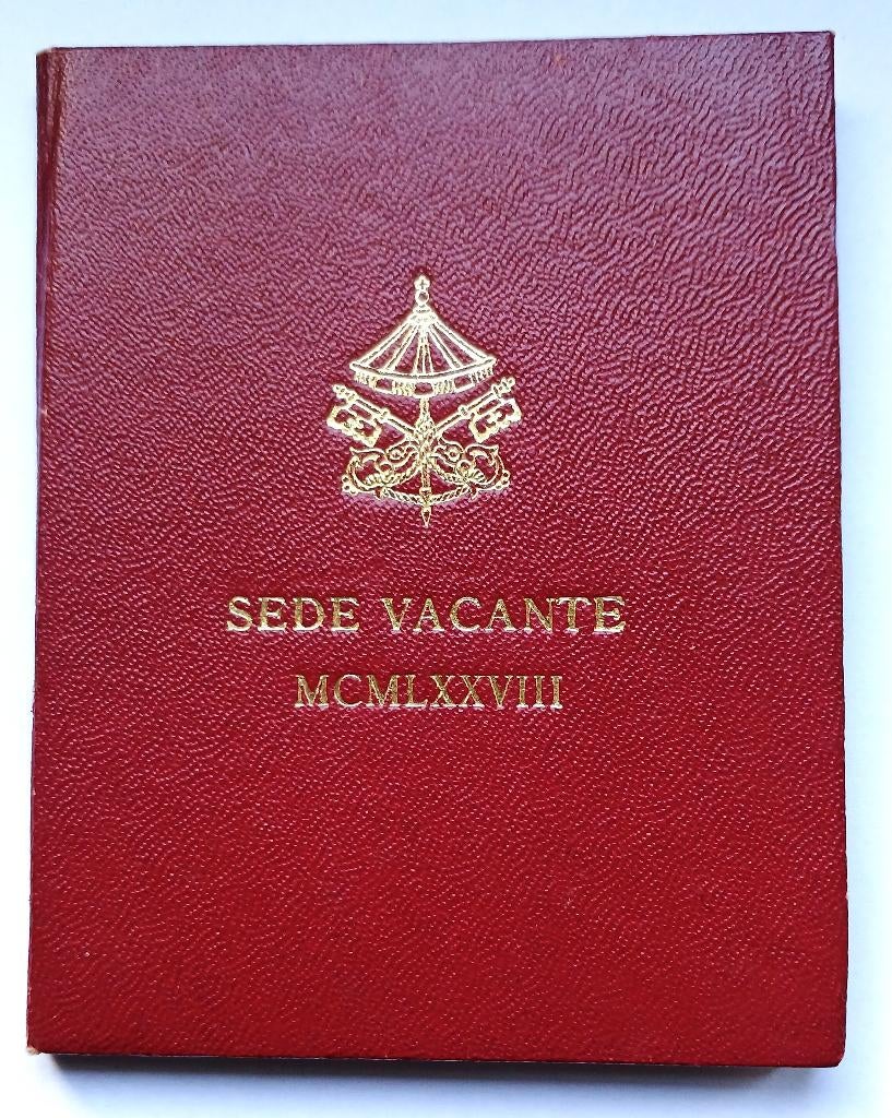 500 lire 1978 sede vacante in official box, Postzegels en Munten, Ophalen of Verzenden, Overige landen, Losse munt, Zilver