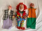 Clown papachico en 2 poppenkastclowns, Ophalen, Gebruikt