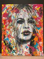 Peinture colorée moderne Brigitte Bardot Mk Art, Enlèvement ou Envoi