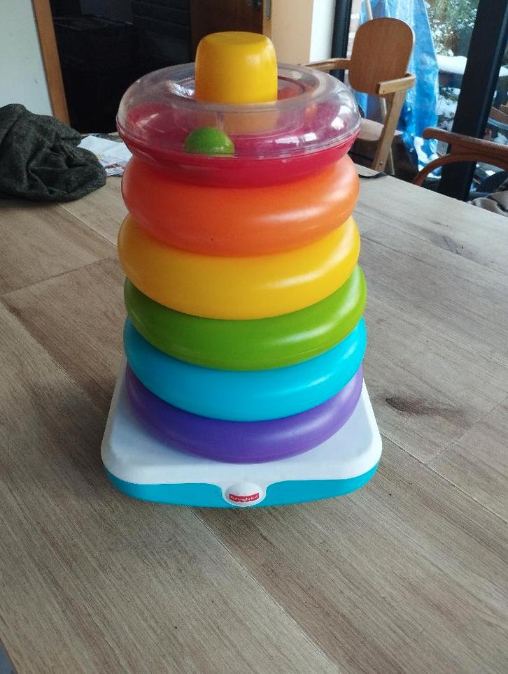 Fisher Price gigantische gekleurde piramide toren, Kinderen en Baby's, Speelgoed | Fisher-Price, Gebruikt, Ophalen