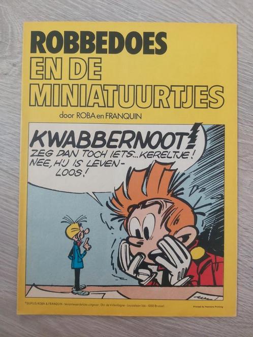 Robbedoes - En de miniatuurtjes - Reclame Chevron, Boeken, Stripverhalen, Zo goed als nieuw, Eén stripboek, Verzenden