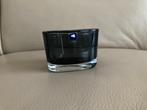 1 blauw-grijze theelichthouder, Leonardo, H = 6 cm, Huis en Inrichting, Overige materialen, Grijs, Ophalen of Verzenden, Zo goed als nieuw