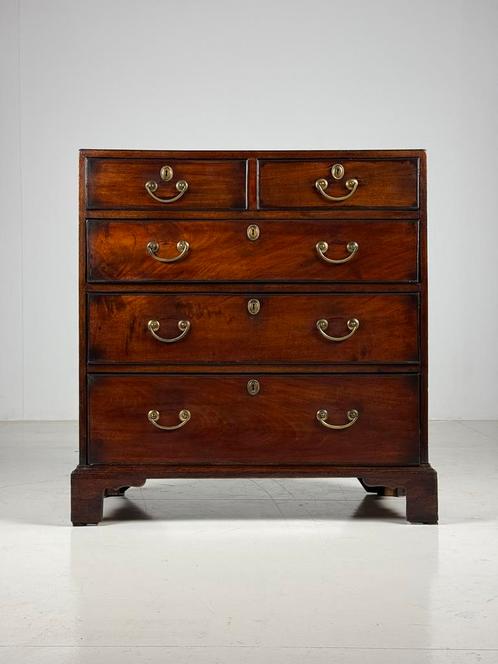 Ladekast Engels antiek Mahonie Georgian, Kinderen en Baby's, Kinderkamer | Commodes en Kasten, Commode, Ophalen