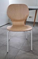 4 Sigtrygg stoelen berken/wit, Huis en Inrichting, Stoelen, Ophalen, Zo goed als nieuw, Wit