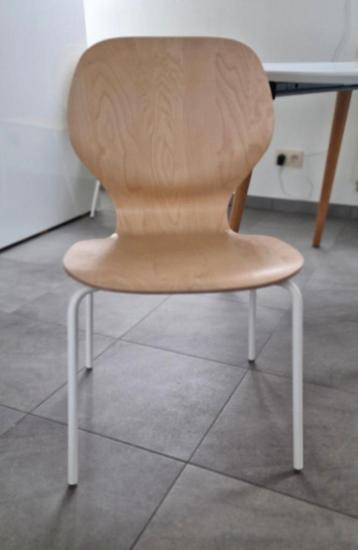 4 Sigtrygg stoelen berken/wit beschikbaar voor biedingen