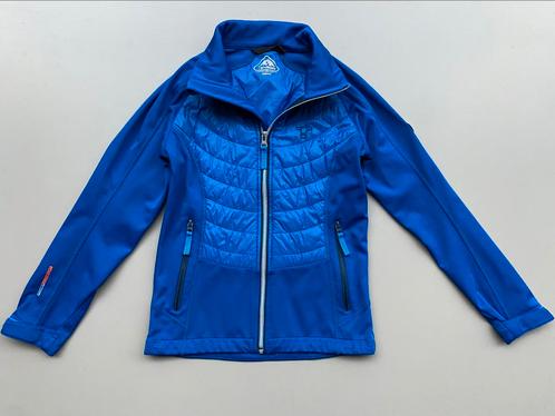 Sportief blauw outdoor jasje Tenson 146-152, Kinderen en Baby's, Kinderkleding | Maat 152, Zo goed als nieuw, Meisje, Jas, Ophalen of Verzenden