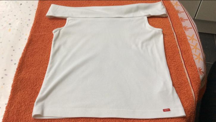 Top épaules dénudées. Coton. 38. Nouveau. ESPRIT., Taille 38/40 (M), Enlèvement ou Envoi, Blanc, Esprit