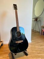 Hudson HD1-DXBK akoestische gitaar (Steelstrin Folk/Bleus), Muziek en Instrumenten, Ophalen, Zo goed als nieuw, Western- of Steelstringgitaar