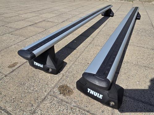 Thule WingBar Evo 135cm 2 stuks + Thule Evo Clamps, Auto diversen, Dakdragers, Zo goed als nieuw, Ophalen