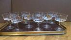 Vintage 10 kristal champagne coupes van Luminarc, Ophalen