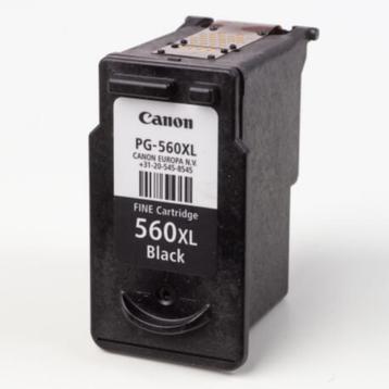 JE PAIE POUR CANON PG 560 ORIGINALE VIDE (3,50 €) beschikbaar voor biedingen