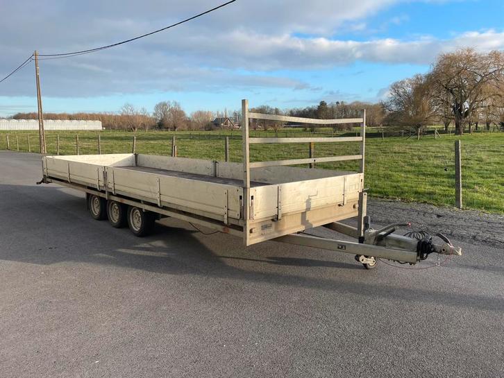 Remorque Hulco Medax 3 6 m x 2 m 3500 kg, Autos : Divers, Remorques, Utilisé, Enlèvement