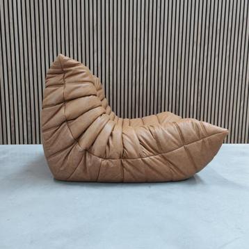Ligne Roset togo - Eenzits cognac naturel leder beschikbaar voor biedingen