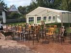 Partytent PVC wit 5 x 10 m, Tuin en Terras, Ophalen, Opvouwbaar, Partytent, Zo goed als nieuw