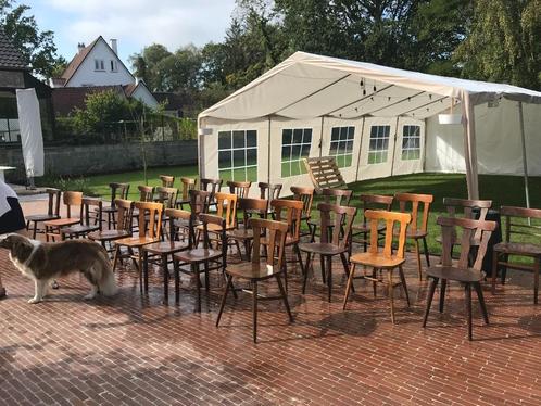 Partytent PVC wit 5 x 10 m, Tuin en Terras, Partytenten, Zo goed als nieuw, Partytent, 2 meter of meer, 8 meter of meer, 4 tot 6 meter
