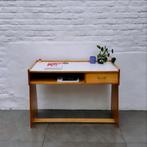 Bureau bois/formica vintage, Ophalen, Gebruikt, Bureau