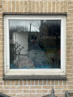 pvc isolerend dubbel glas raam draai en kantel, Ophalen, Gevelraam of Ruit, Gebruikt, 80 tot 120 cm