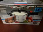 nieuwe snelkookpan Demeyere 6,5 liter, Ophalen of Verzenden, Nieuw, Kookpan of Snelkookpan, Inductieplaat
