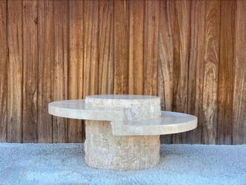 Salontafel | Mactanstone | Rond beschikbaar voor biedingen