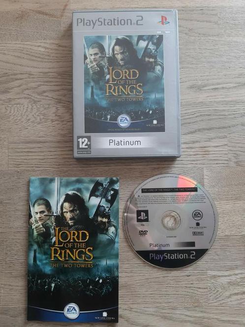 Ps 2 The lord of the rings / The two towers, Games en Spelcomputers, Games | Sony PlayStation 2, Zo goed als nieuw, Ophalen of Verzenden