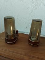 2 retro wandlampen werken nog en zijn in perfecte staat, Maison & Meubles, Lampes | Appliques, Utilisé, Enlèvement ou Envoi