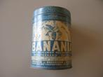 Rare boite "BANANIA" 250gr BELGE ., Collections, Autres marques, Utilisé, Enlèvement ou Envoi, Autre