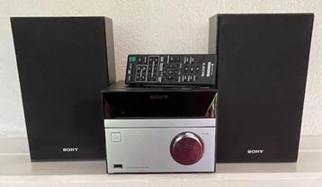 Radio Mini system Sony HCD S20 + 2 muziekboxen