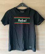 Zwarte T-shirt colourful rebel maat158/164, Ophalen, Gebruikt