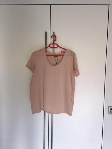 Zalmkleurige blouse Vero Moda