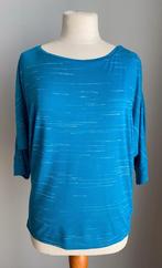 Blauw topje met driekwartsmouw QS by S. Oliver maat M, Vêtements | Femmes, Tops, Manches courtes, Taille 38/40 (M), QS by S. Oliver