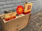 SHELL emaille & olie blik, Ophalen of Verzenden, Gebruikt, Reclamebord