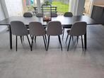 Keramische tafel voor 8 personen (260x100), 200 cm of meer, Overige materialen, 100 tot 150 cm, Rechthoekig