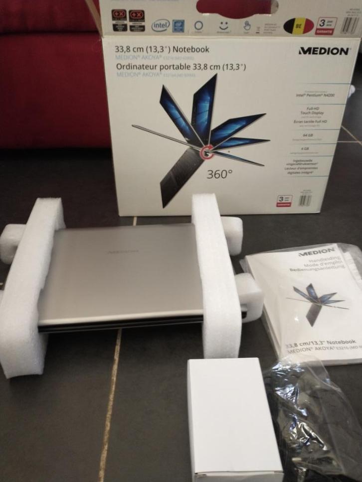 nieuw medion notebook 33,8 cm E32164 (MD60900), Computers en Software, Windows Laptops, Nieuw, 13 inch, HDD, 2 tot 3 Ghz, 4 GB