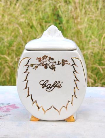 boite pour café en faience  beschikbaar voor biedingen