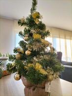 Kerstboom 60cm inclusief versiering en verlichting, Comme neuf, Enlèvement ou Envoi