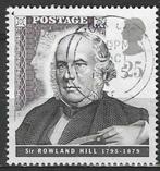 Groot-Brittannie 1995 - Yvert 1834 - Sir Rowland Hill  (ST), Timbres & Monnaies, Affranchi, Envoi