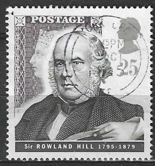 Groot-Brittannie 1995 - Yvert 1834 - Sir Rowland Hill  (ST), Timbres & Monnaies, Timbres | Europe | Royaume-Uni, Affranchi, Envoi