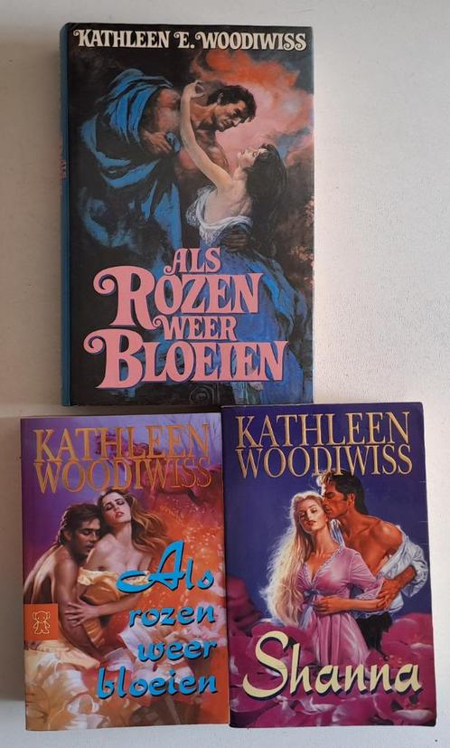 Boeken Kathleen Woodiwiss, Boeken, Historische romans, Gelezen, Ophalen of Verzenden