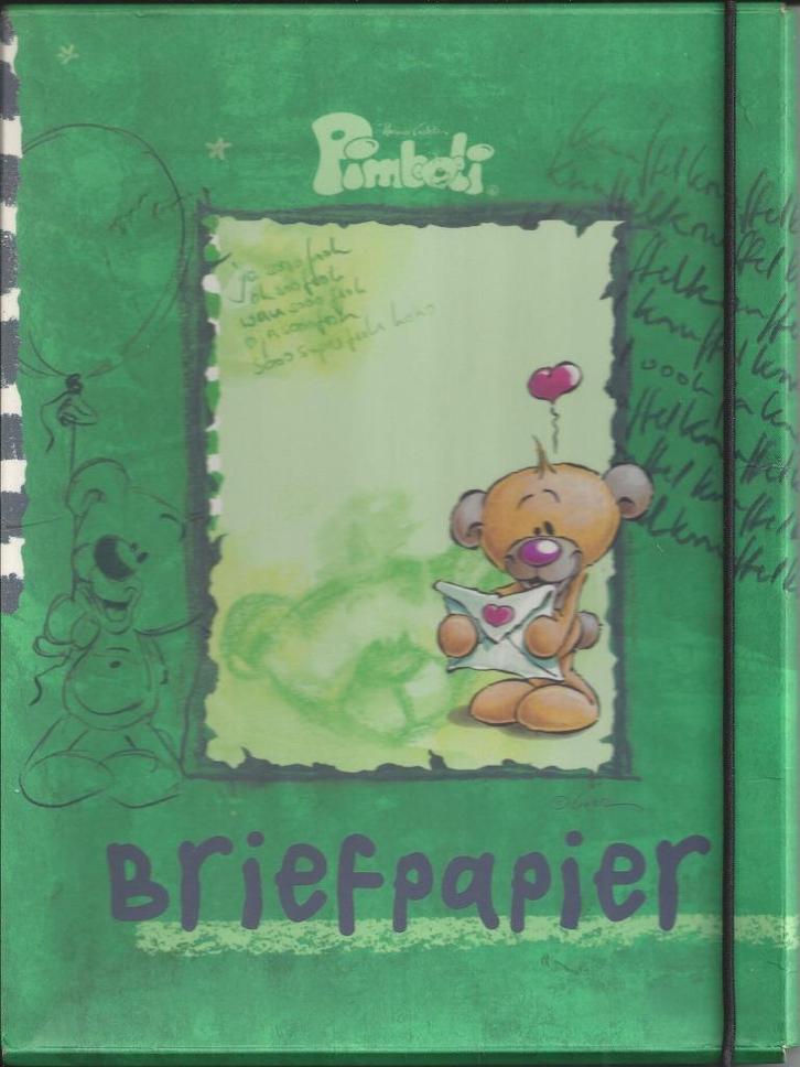 Pimboli briefpapier nr. 1 in originele map., Verzamelen, Diddl, Zo goed als nieuw, Papier, Kaart of Schrift, Pimboli, Ophalen of Verzenden