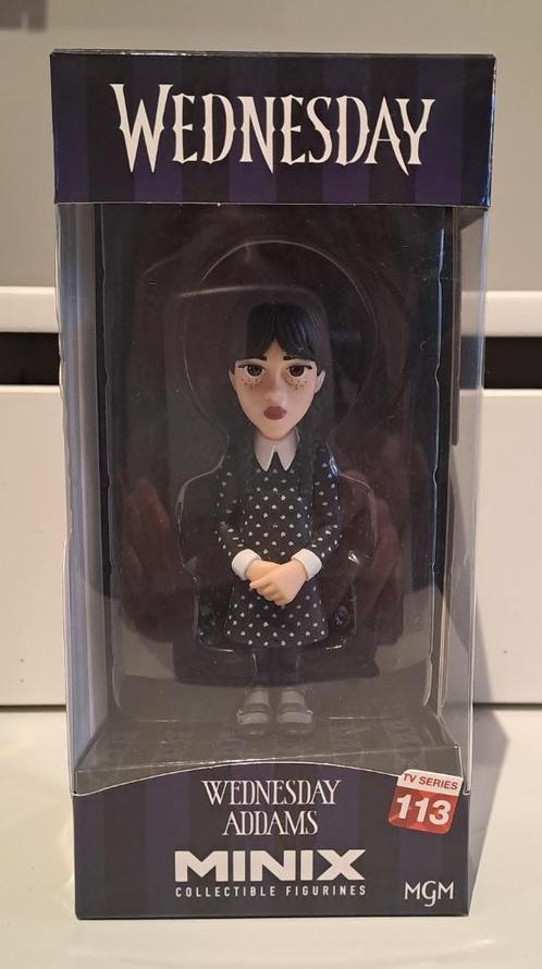 NIEUW! Minix Wednesday Addams figure inclusief doos, Collections, Jouets miniatures, Neuf, Enlèvement ou Envoi