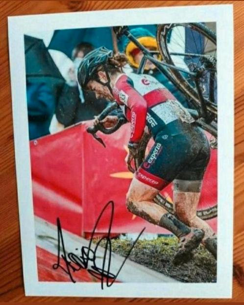 Gesigneerde foto van Marion Liberolle ., Sport en Fitness, Wielrennen, Nieuw, Verzenden