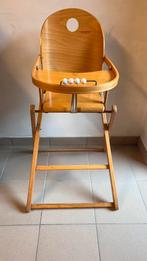 Houten eetstoel, Kinderen en Baby's, Kinderstoelen, Ophalen, Gebruikt, Overige typen, Aanschuifbaar