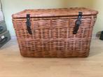 Rieten opbergmand, Huis en Inrichting, Woonaccessoires | Schalen en Manden, Ophalen, Zo goed als nieuw