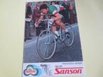 wielerkaart 1976 team sanson francesco moser, Comme neuf, Envoi